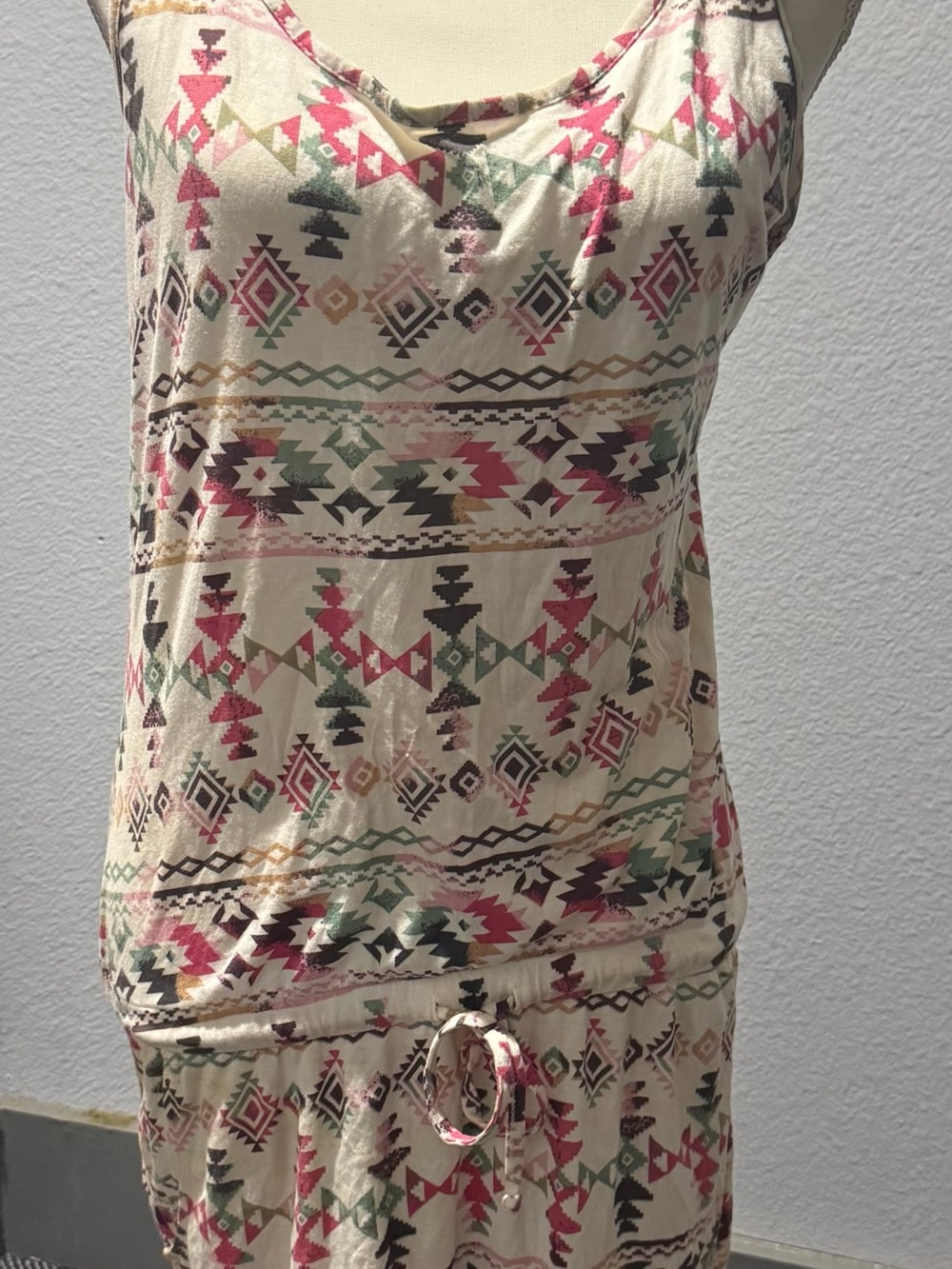 Lascana white Aztec Print Women’s Swim Coverup Dress